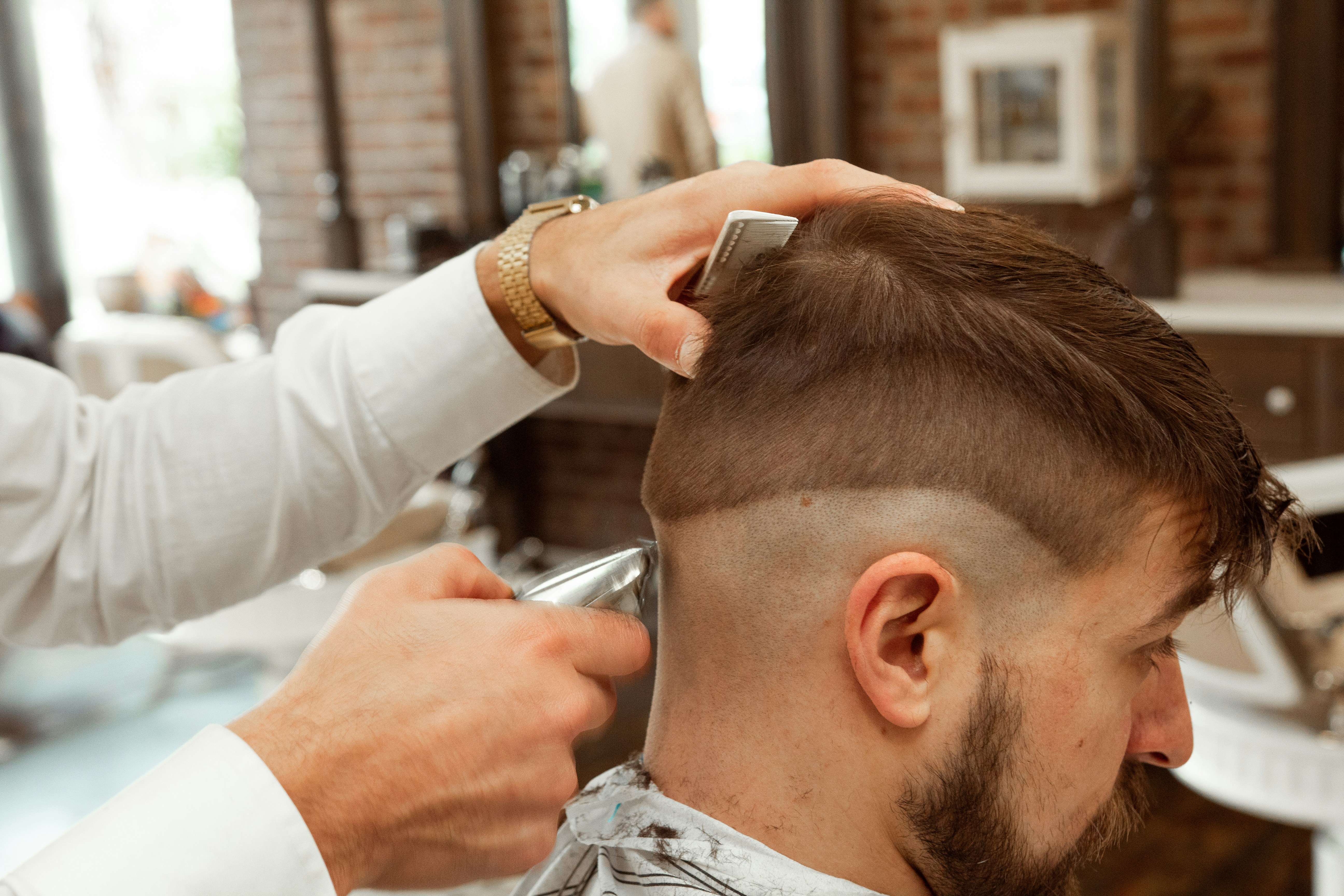 Barber shop interior